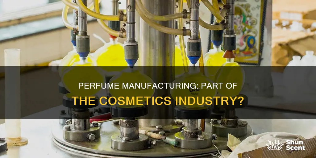 does manufacturing perfume count as cosmetics industry