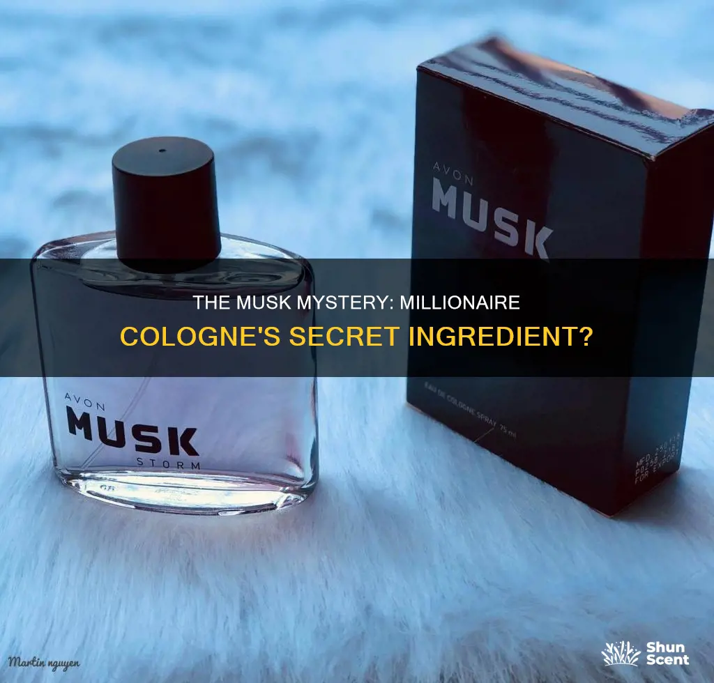 does millonaire cologne have musk