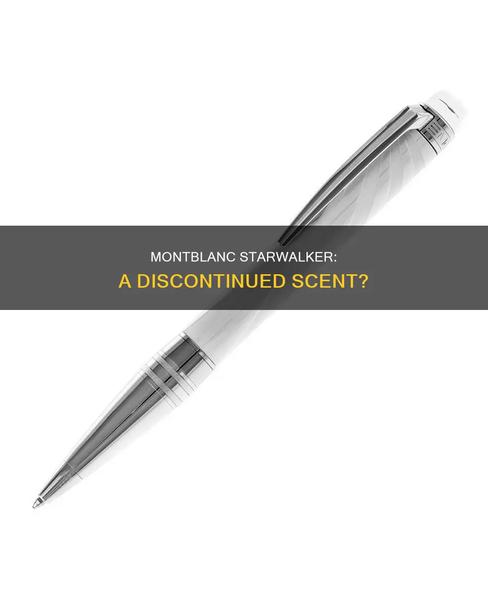 does montblanc stop to make starwalker perfume