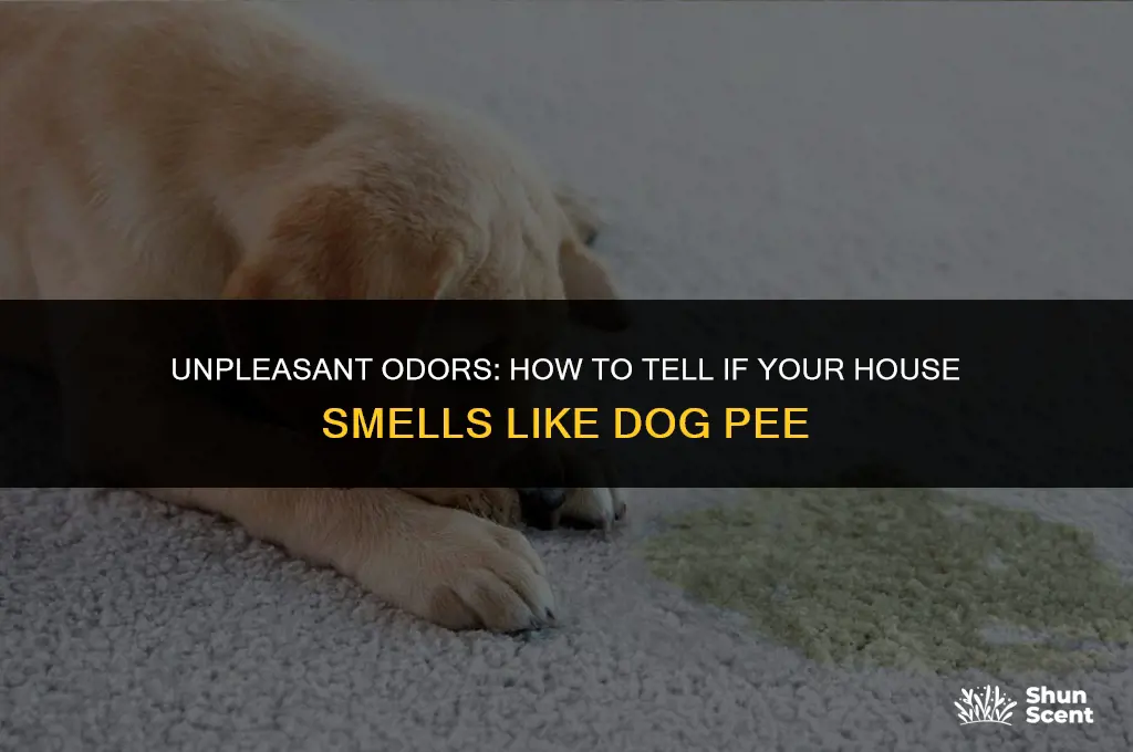 does my house smell like dog pee