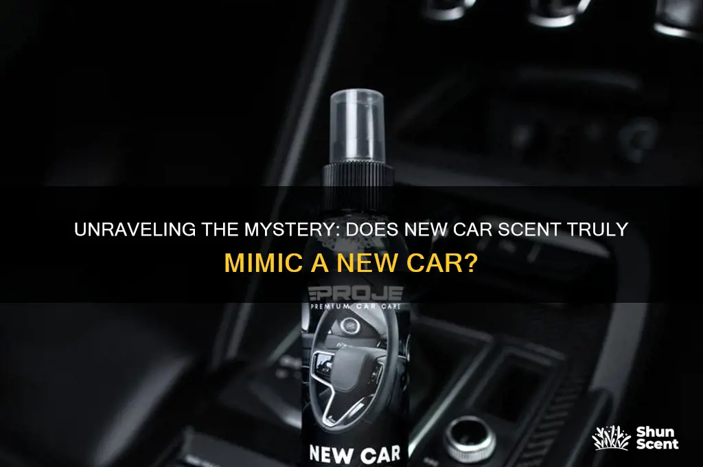 does new car scent smell like a new car