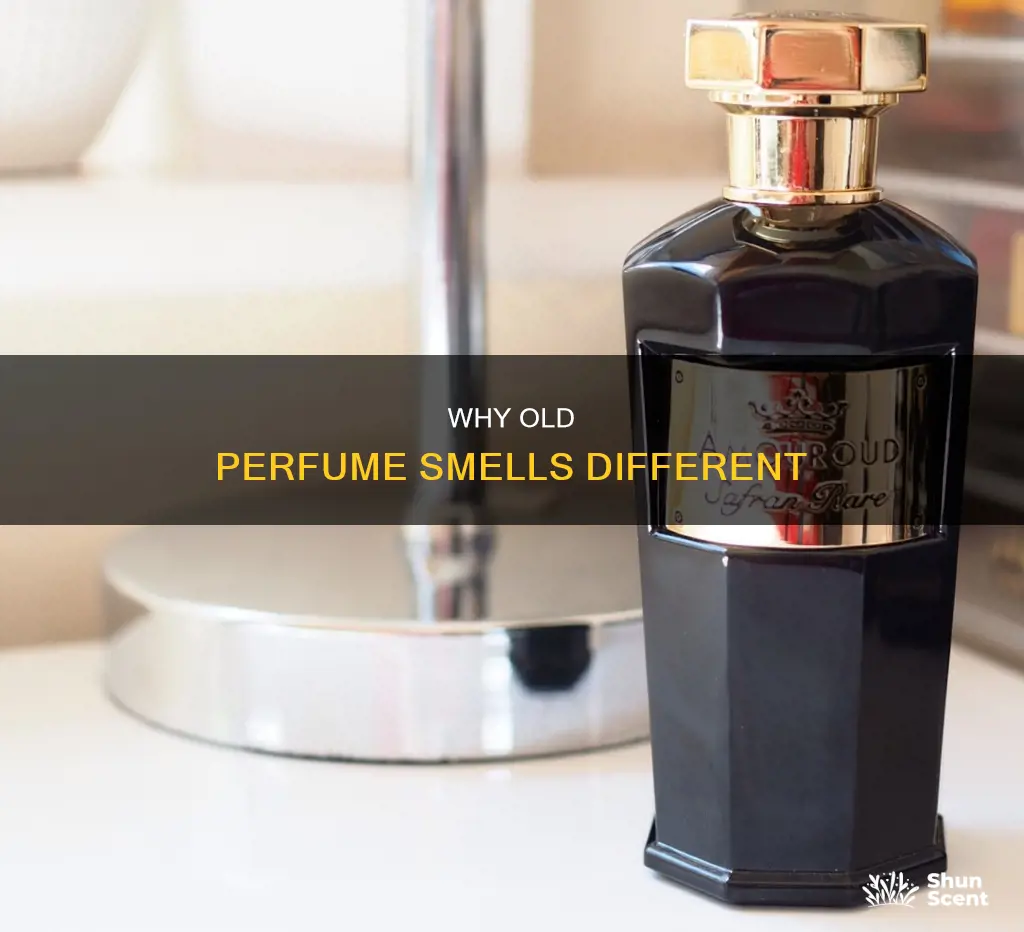does old perfume smell different