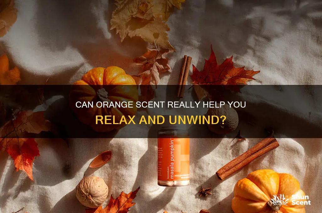 does orange scent produce calming