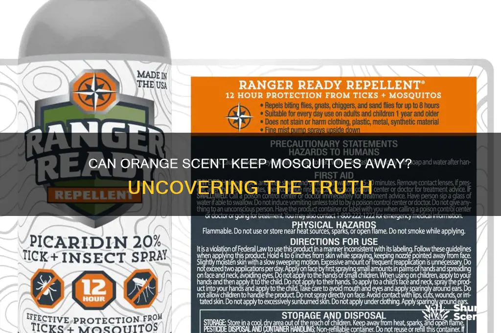 does orange scent repel mosquitoes