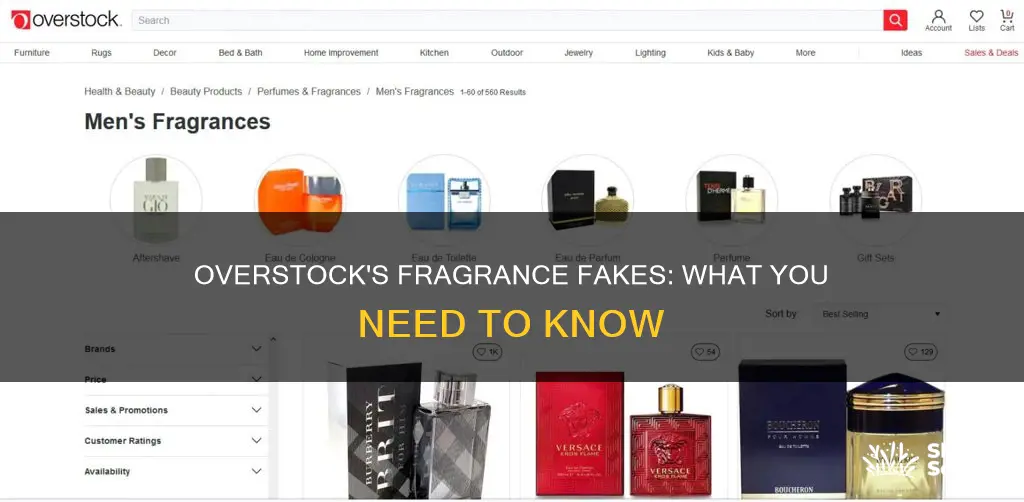 does overstock sell fake cologne