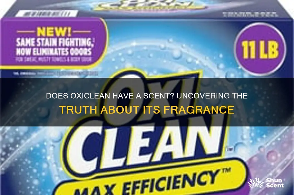 does oxiclean have a scent