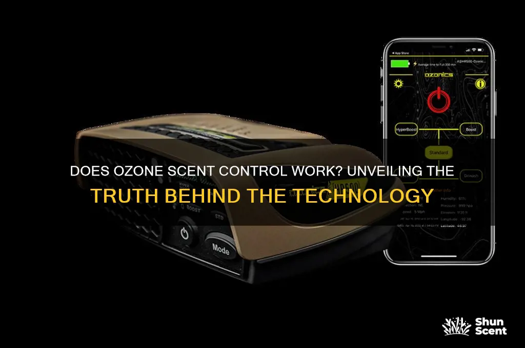 does ozone scent control work