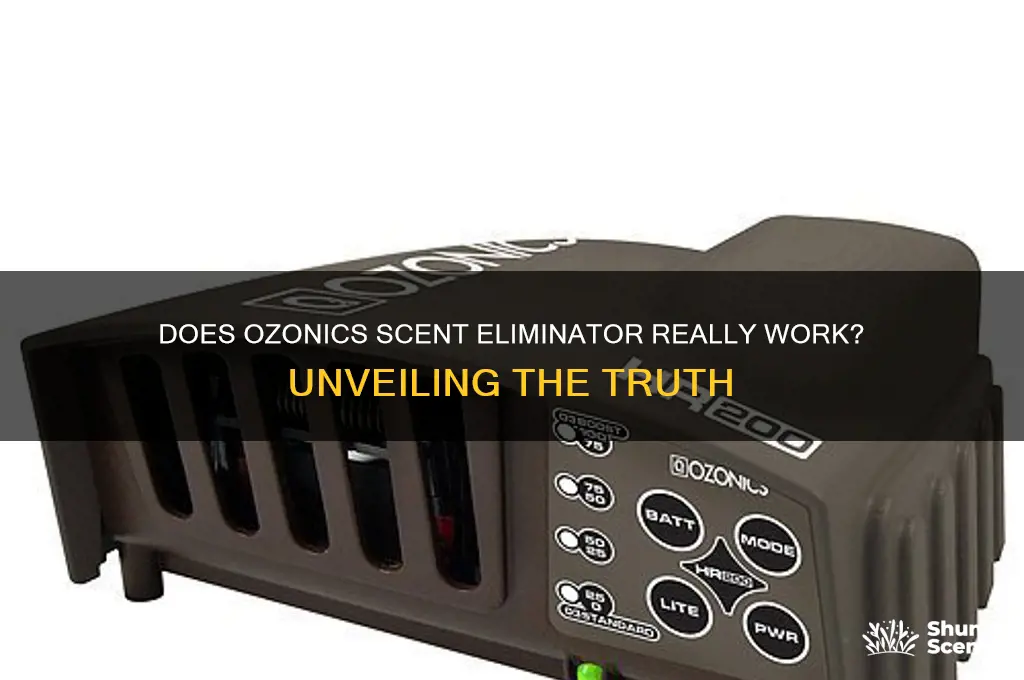 does ozonics scent eliminator work