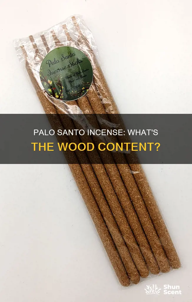 does palo santo incense have the wood in it