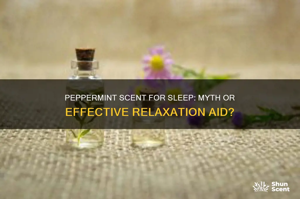 does peppermint scent help you sleep