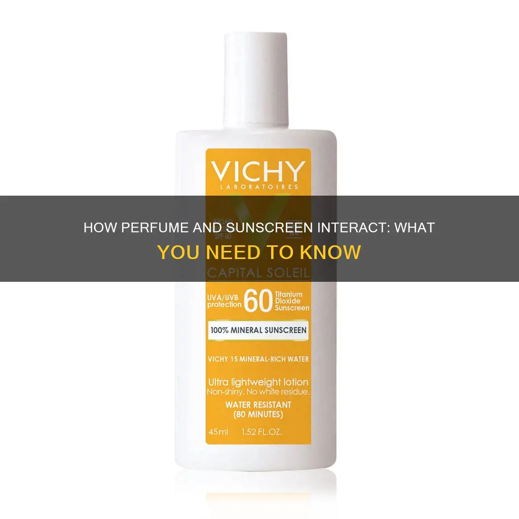 does perfume affect sunscreen