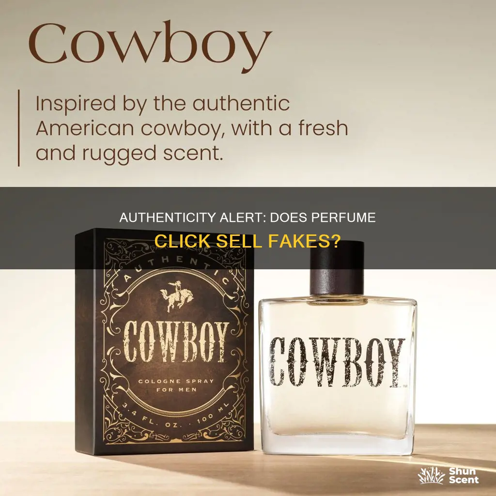does perfume click sell fakes