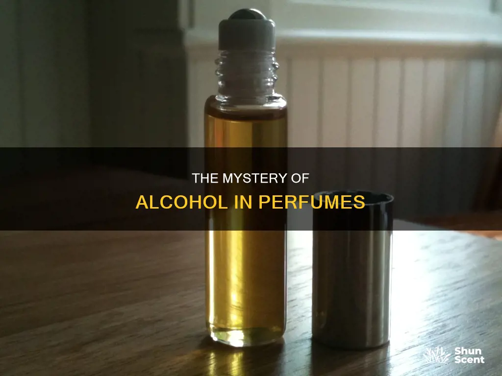 does perfume contain rubbing alcohol
