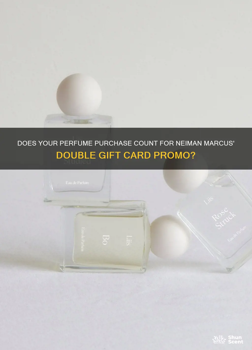 does perfume count for neiman marcus double gift card promo