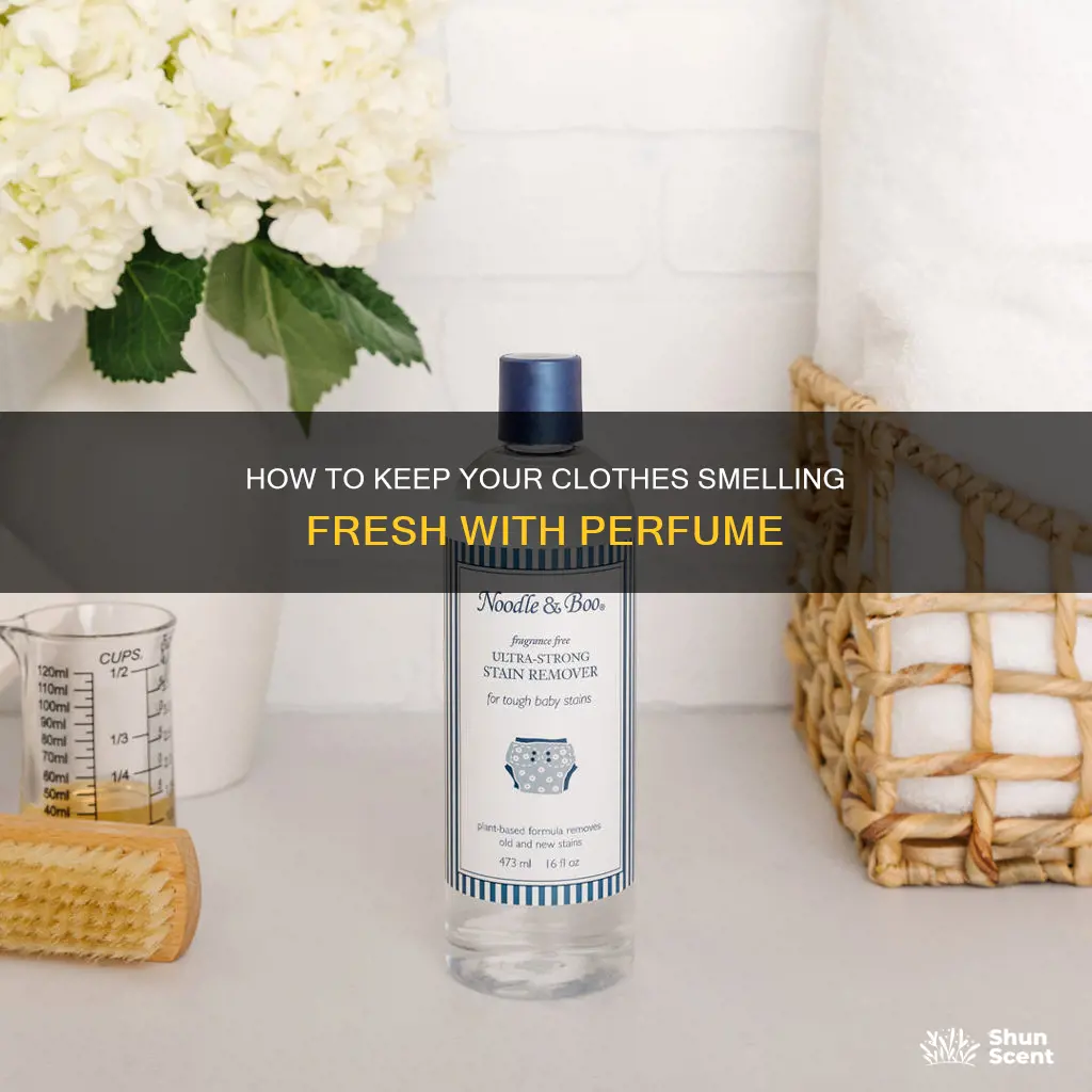 does perfume dry on clothes