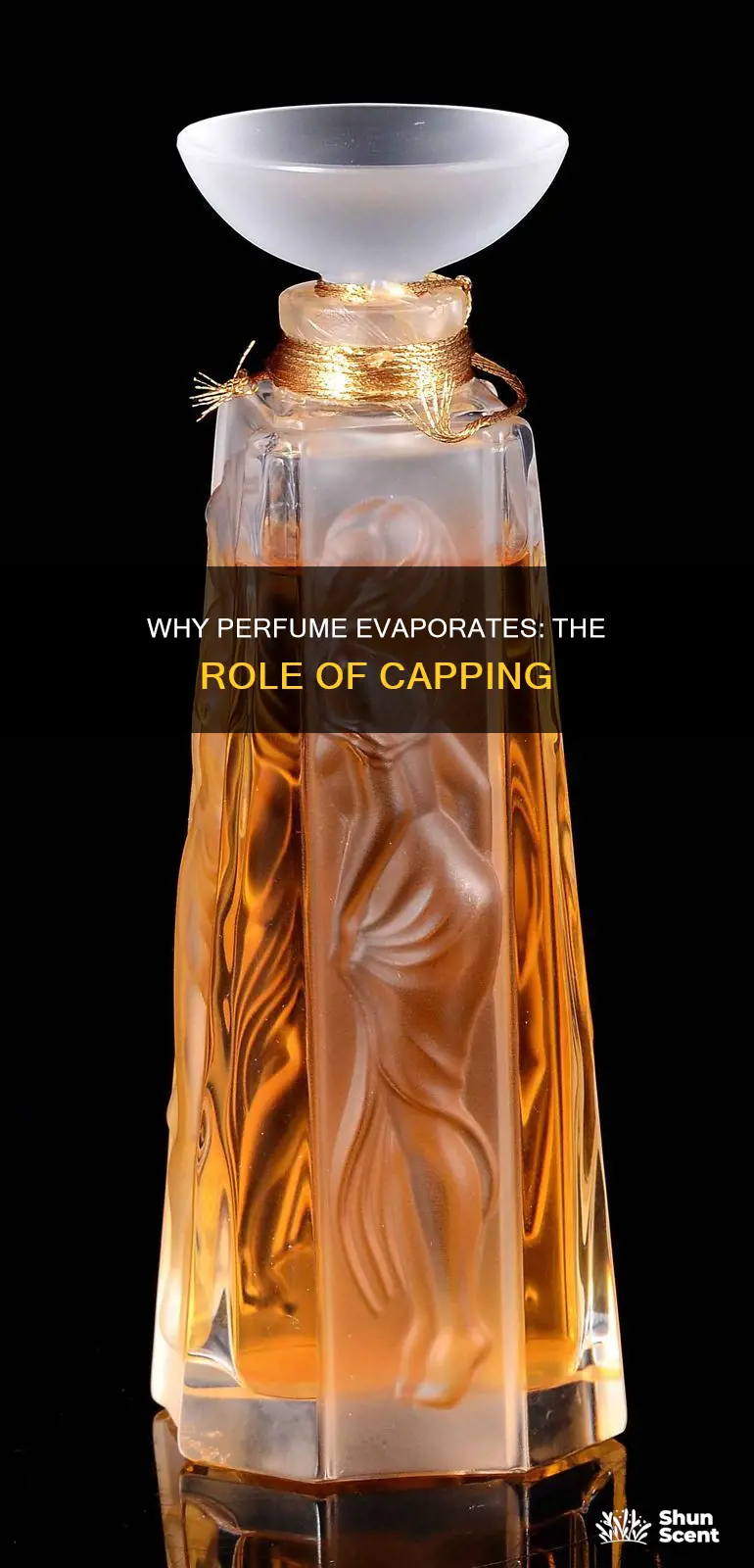 does perfume evaporate without cap