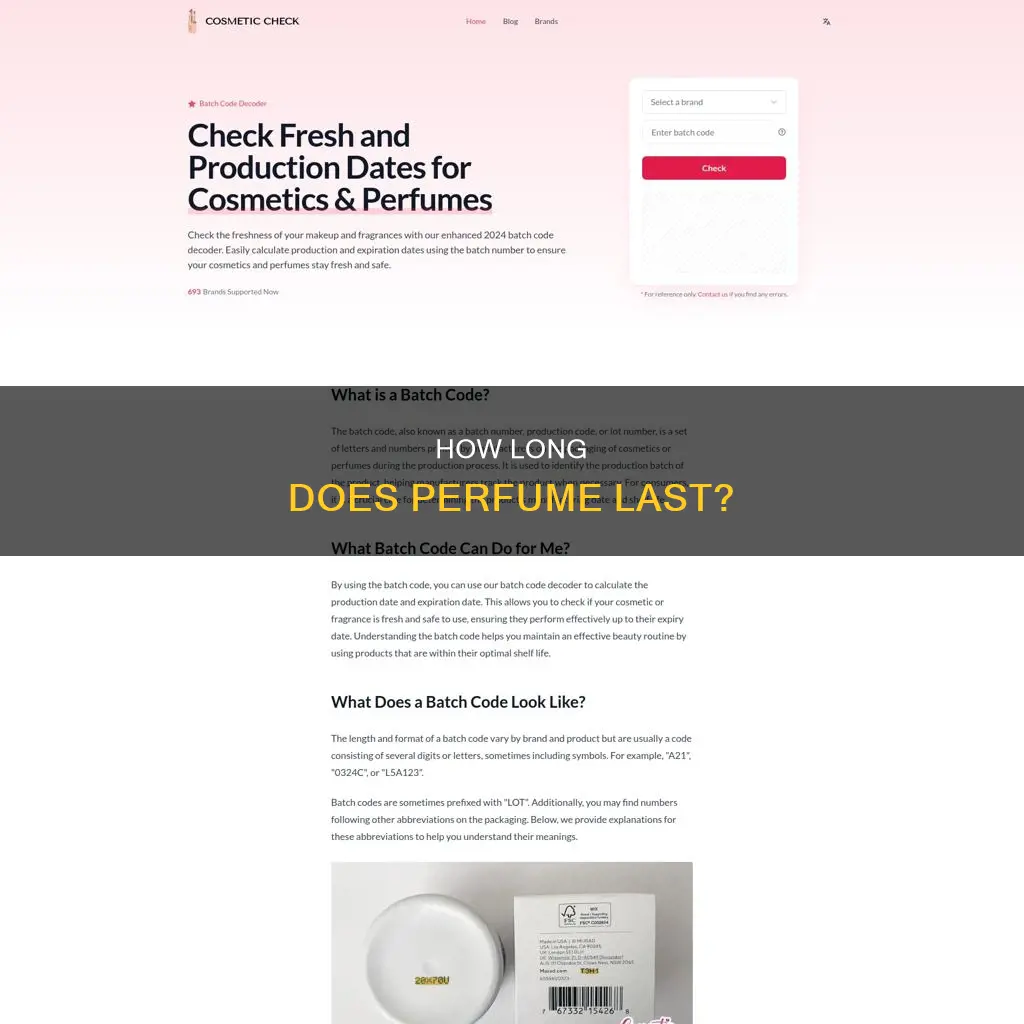 does perfume get stale