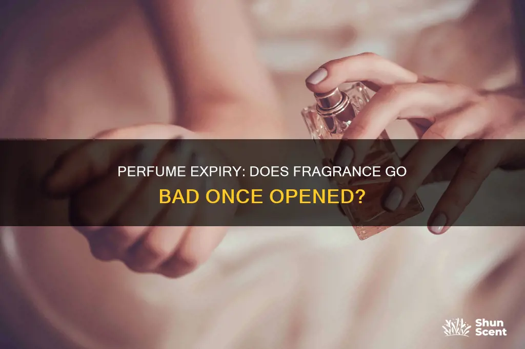 does perfume go off once opened