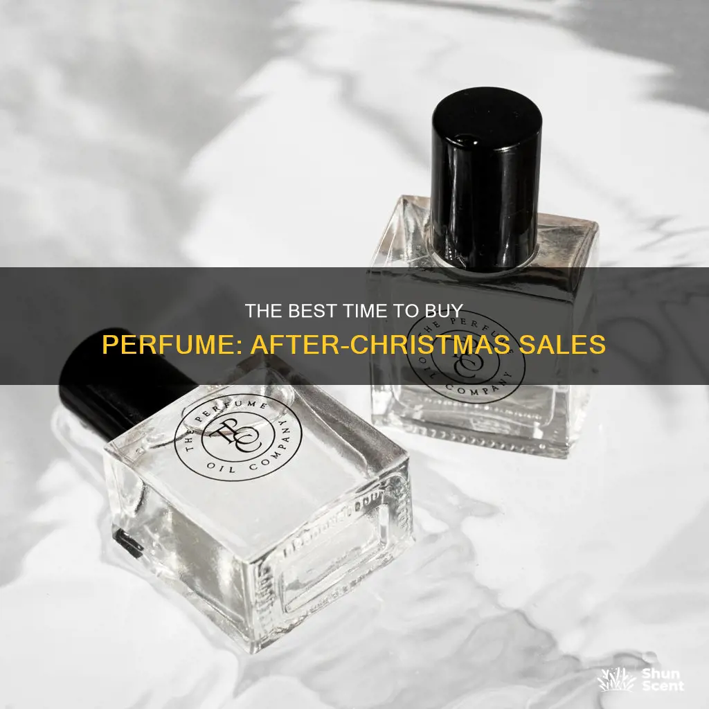does perfume go on sale after christmas