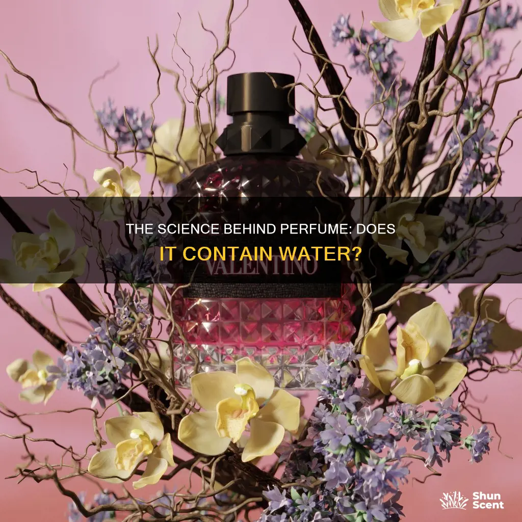 does perfume have water in it