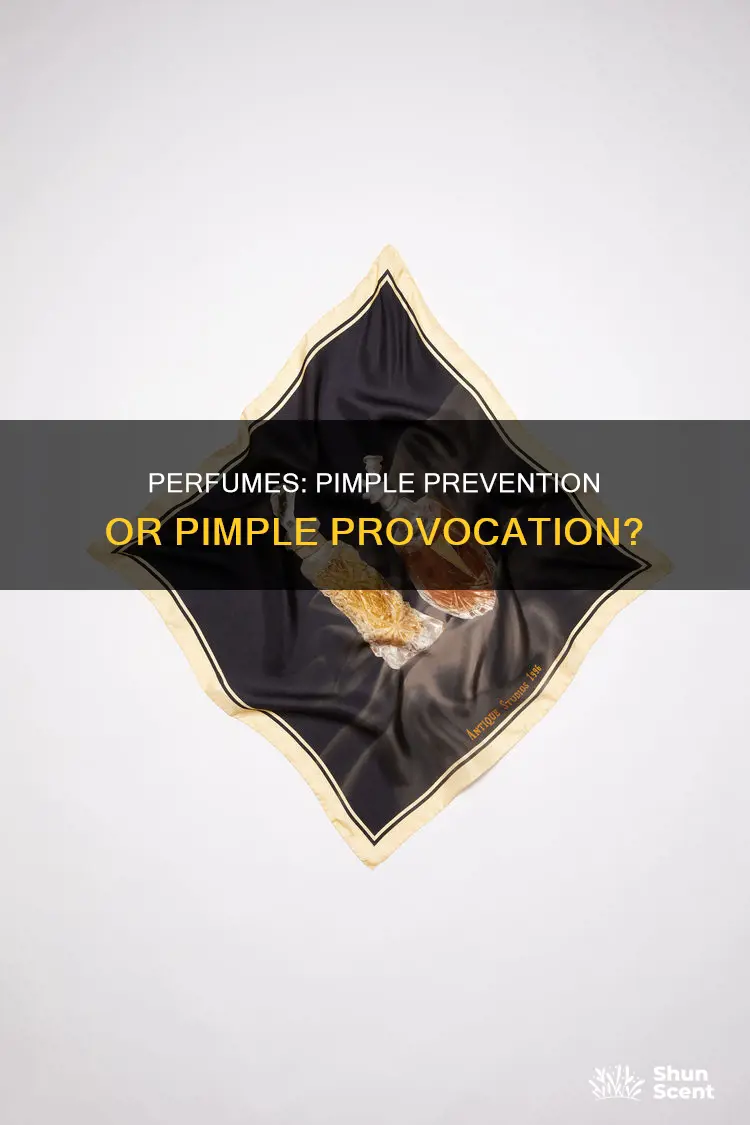 does perfume help pimples