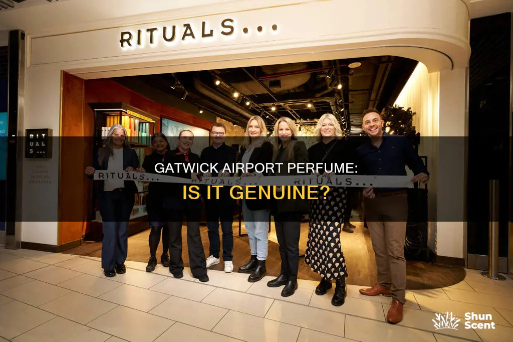 does perfume i bought at gatwick airport