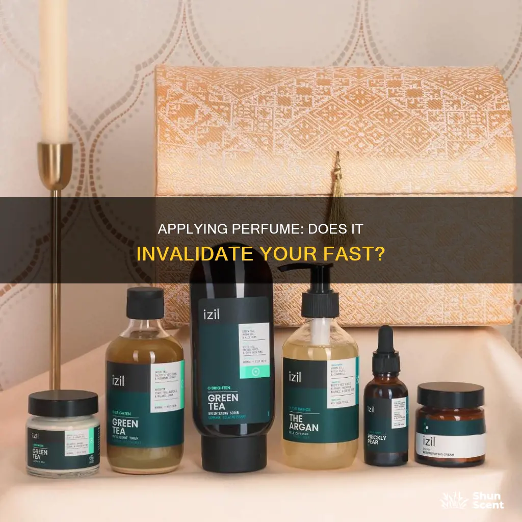 does perfume invalidate fast