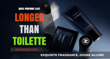 Perfume vs. Toilette: What's the Longevity Difference?