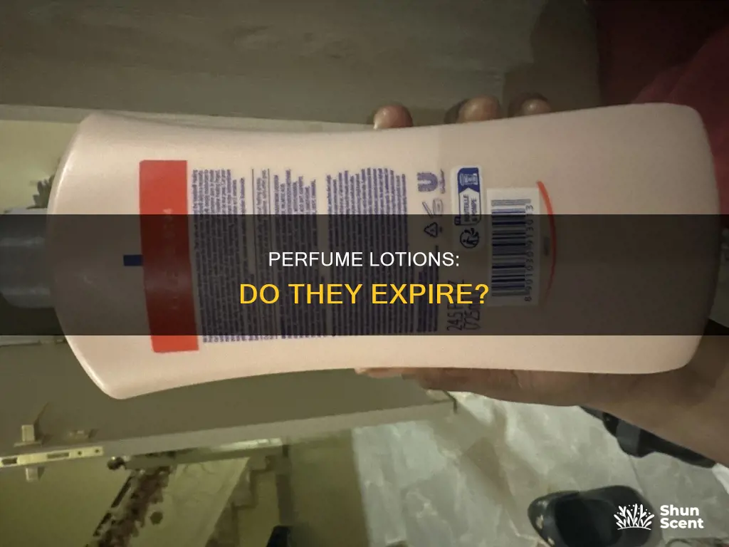 does perfume lotion go bad