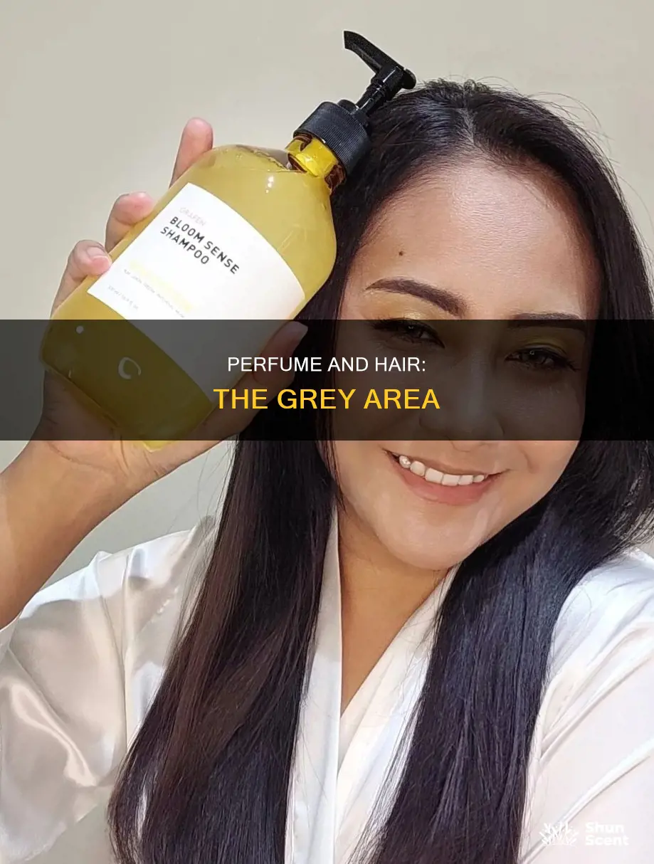 does perfume make hair grey