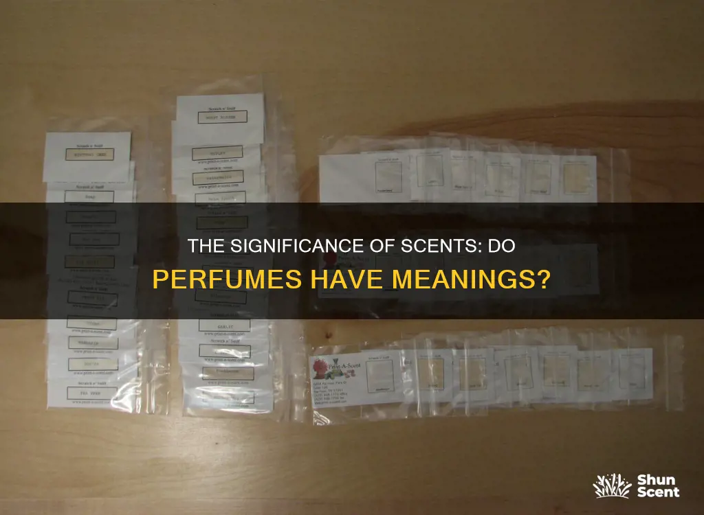 does perfume mean anything