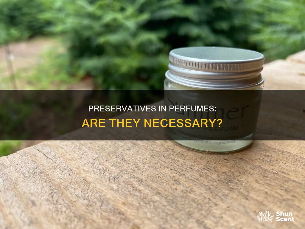 does perfume need a preservative