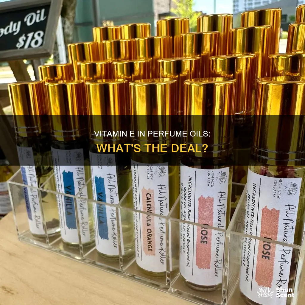 does perfume oil have vitamin e