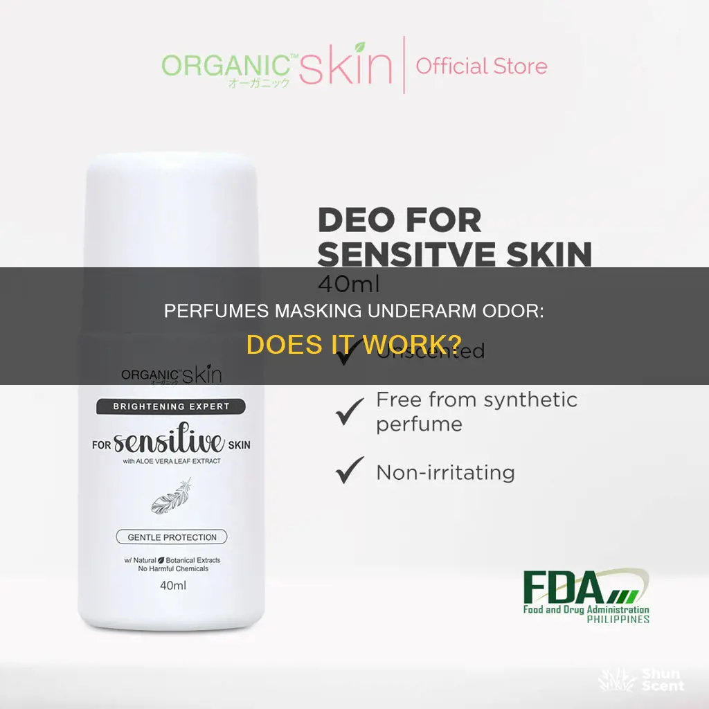 does perfume remove under arm odor