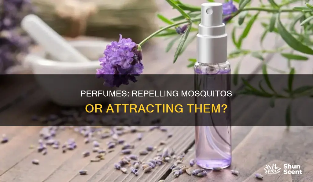 does perfume repel mosquitos