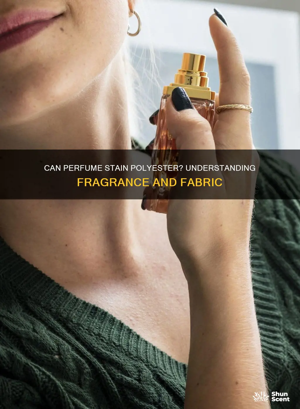 does perfume stain polyester