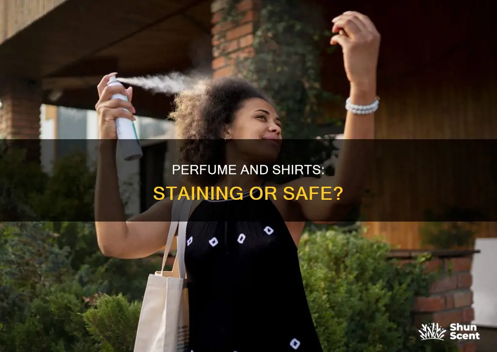 does perfume stain shirts