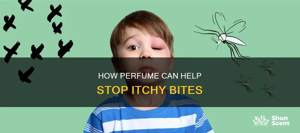 does perfume stop bites itching