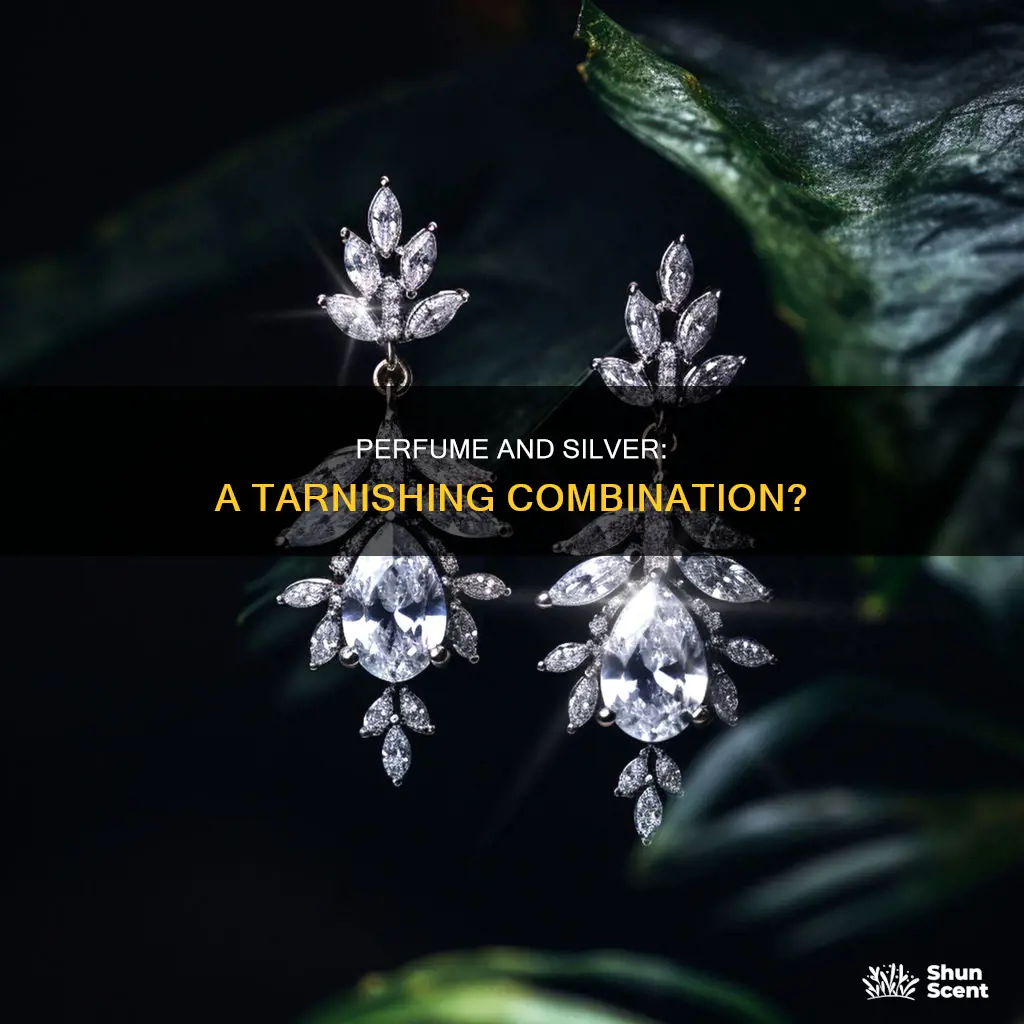 does perfume tarnish silver