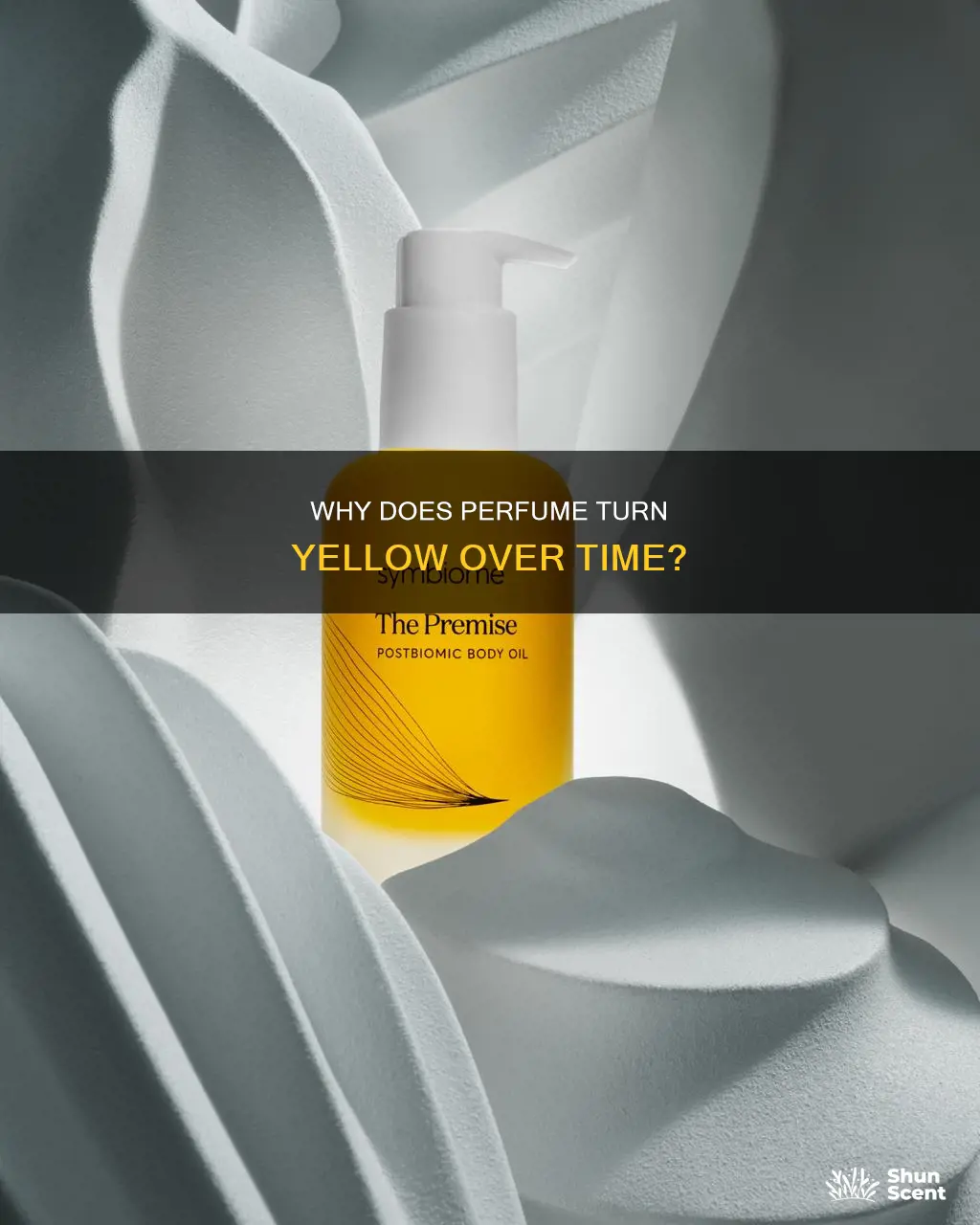 does perfume turn yellow