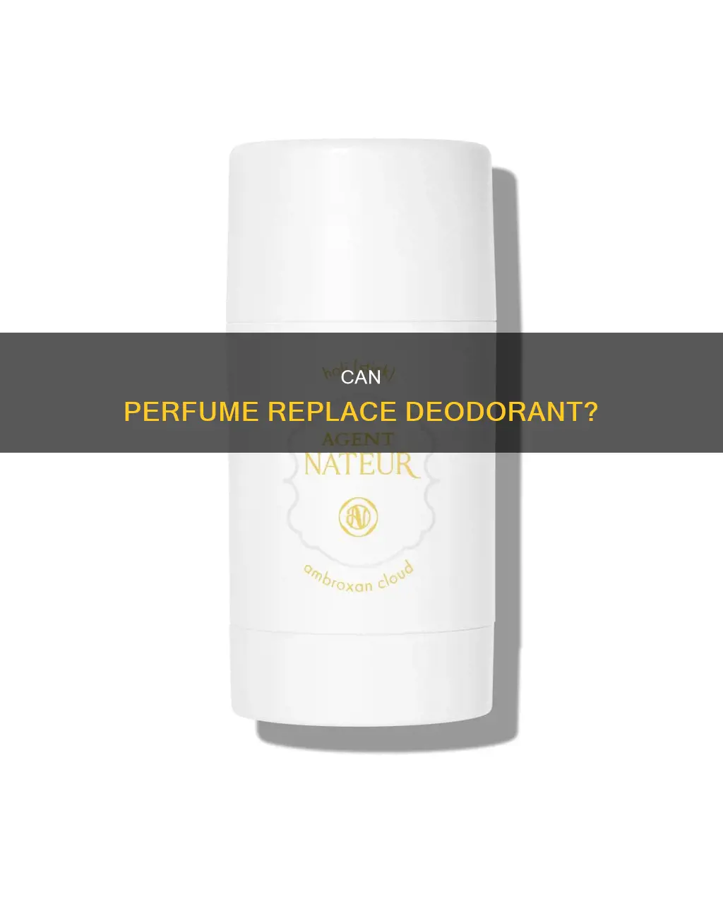 does perfume work as deodorant