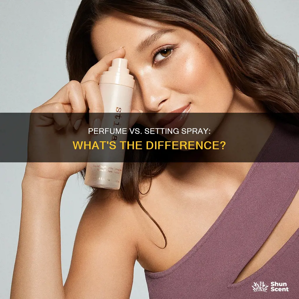 does perfume work as setting spray