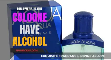 Aqua Cologne: Alcohol Content in Perry Ellis Fragrance