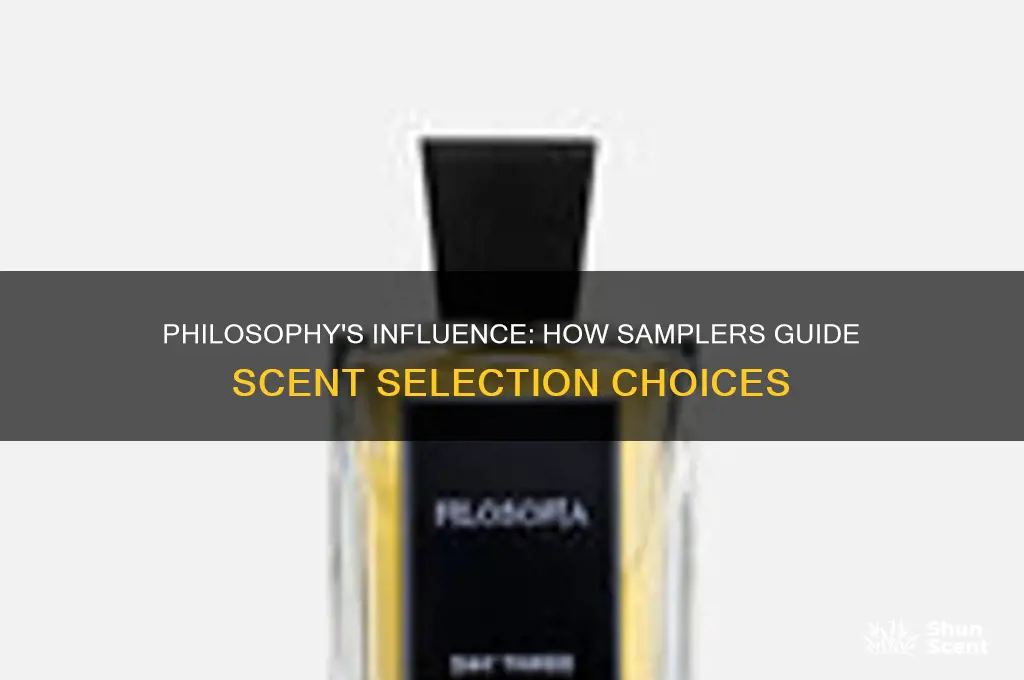 does philosophy make samplers to pick a scent