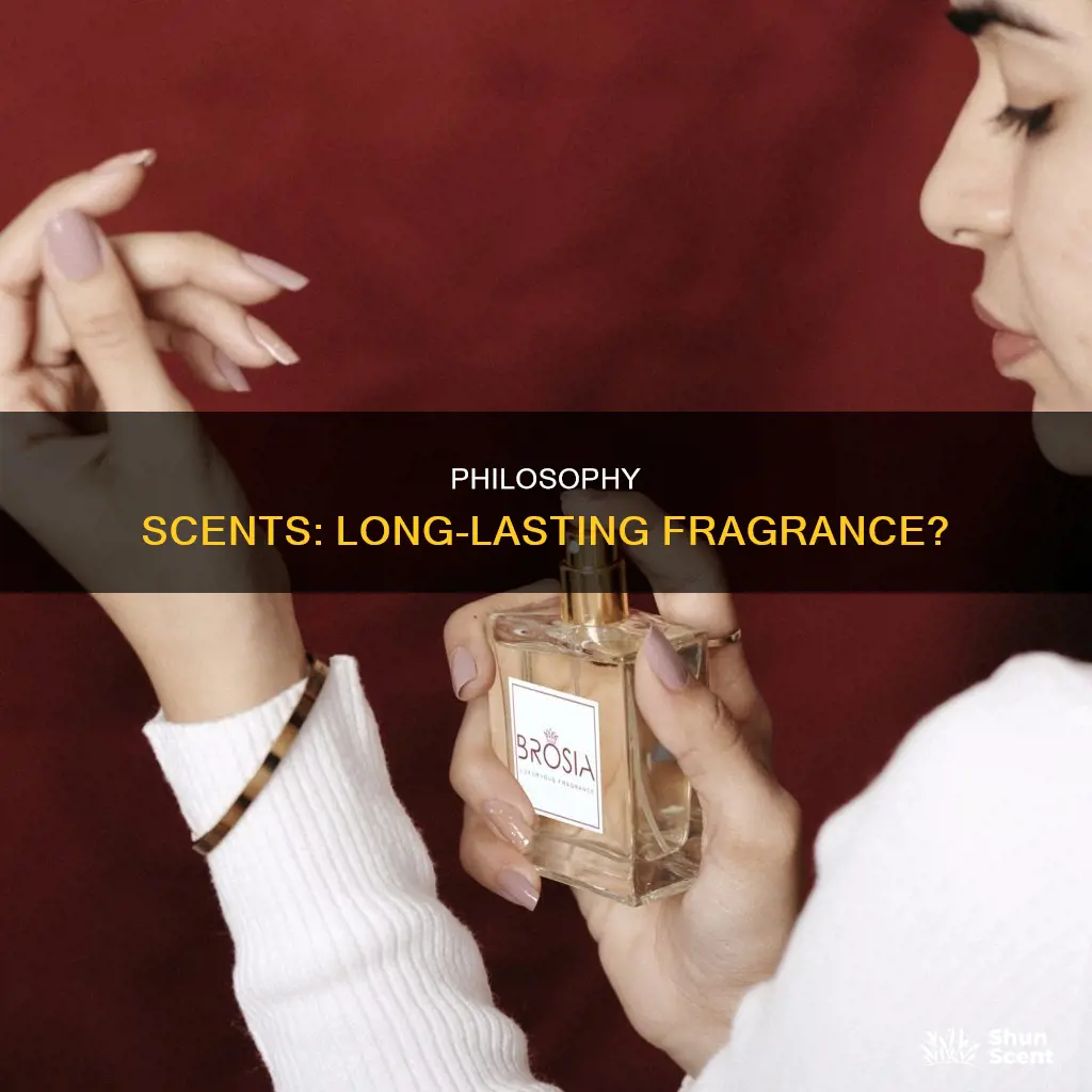does philosophy perfume last