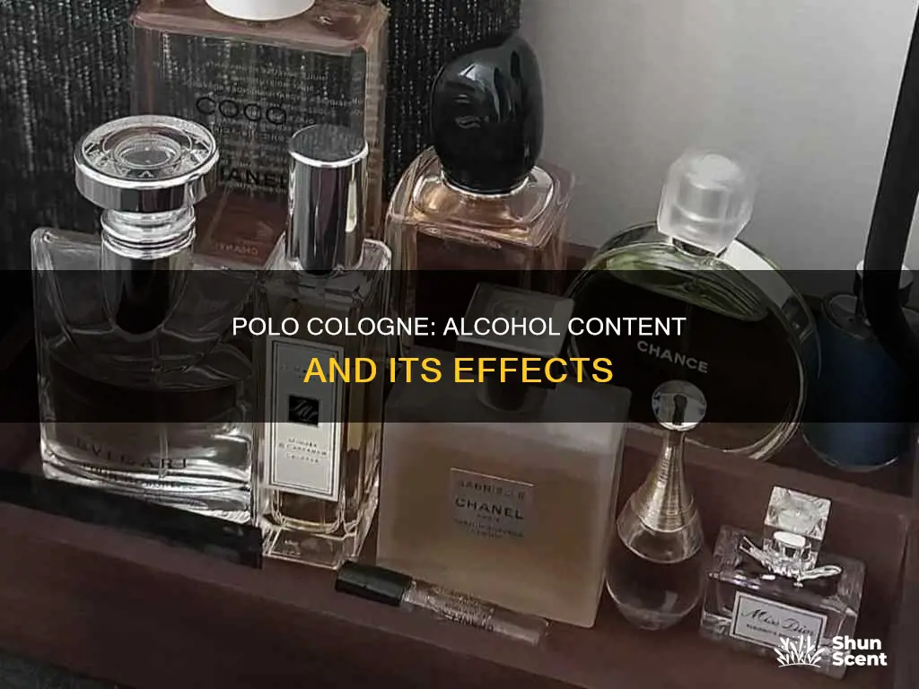 does polo cologne contain alcohol