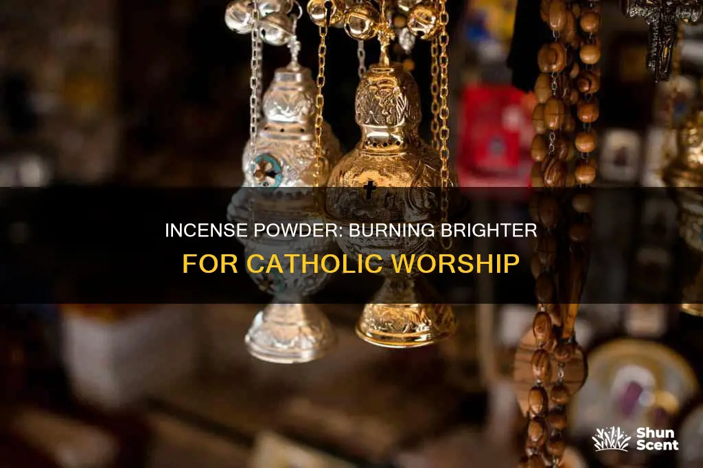 does powder incense burn better catholic