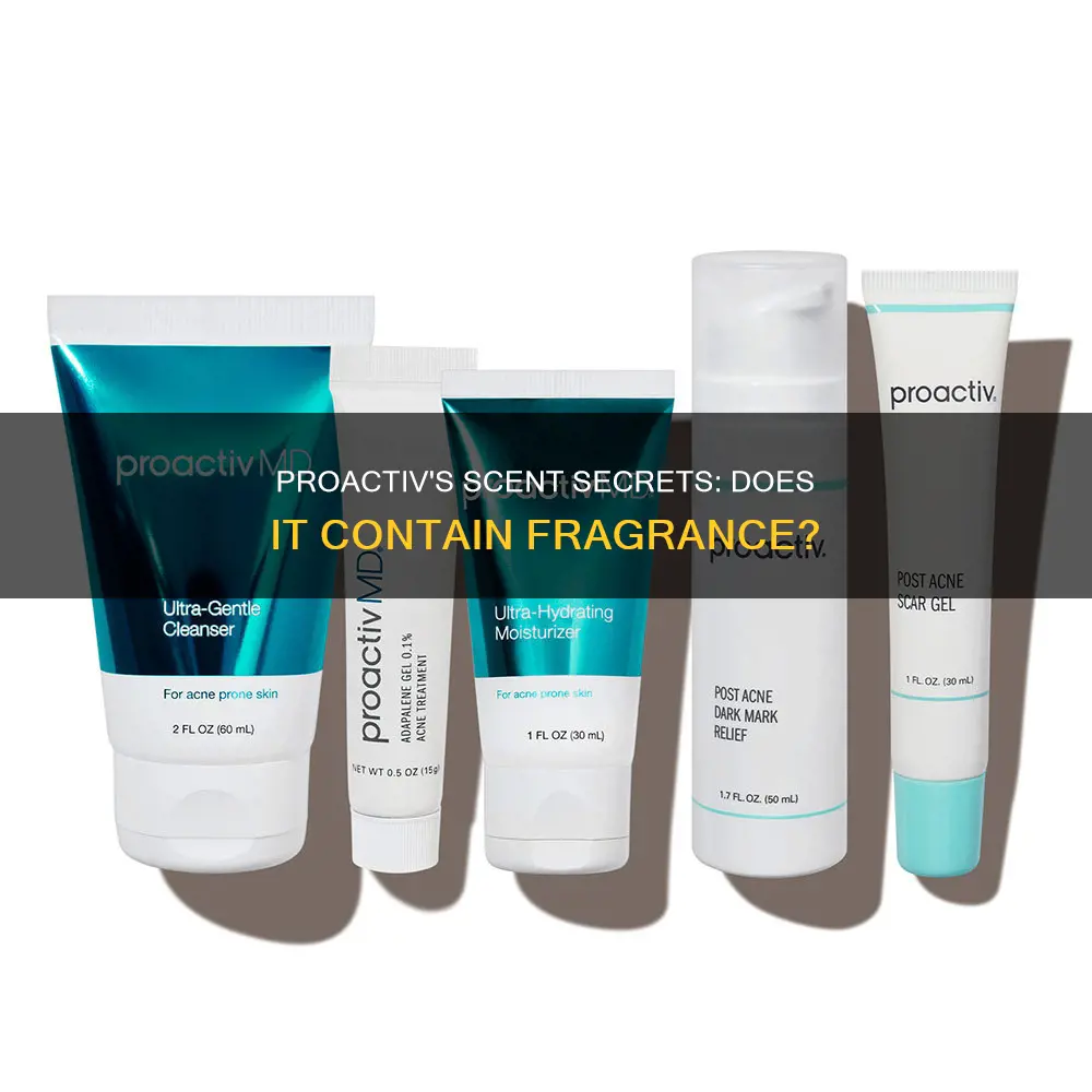 does proactiv have fragrance