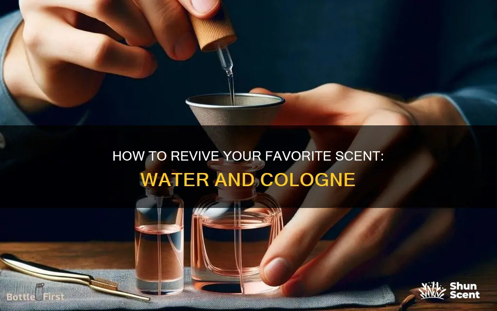 does putting water in an almost empty cologne