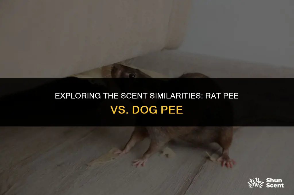 does rat pee smell like dog pee